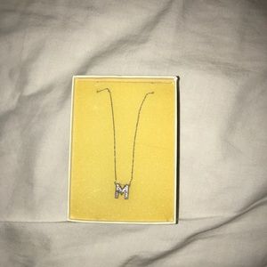 ‘M’ necklace